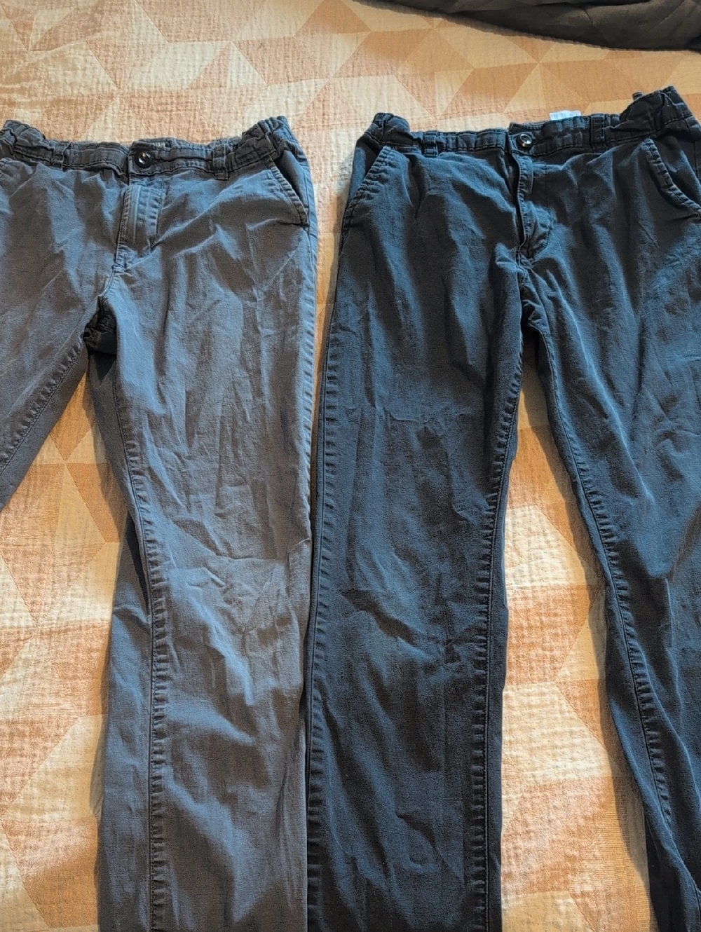 OSH KOSH Lot Of 2 Pairs Boys Pants 14 Blue Gray